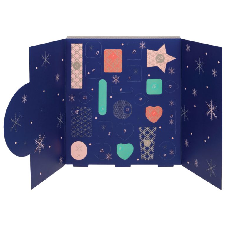 VINTAGE CALENDARIO DE ADVIENTO 24 PIEZAS