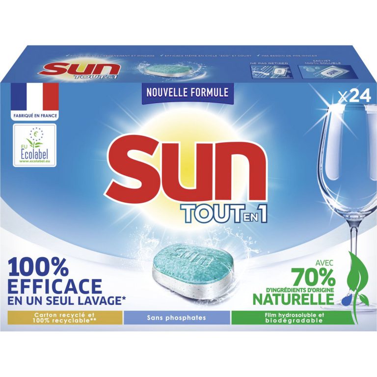 SUN LAVE VAISSELLE TOUT EN 1 24CAPS