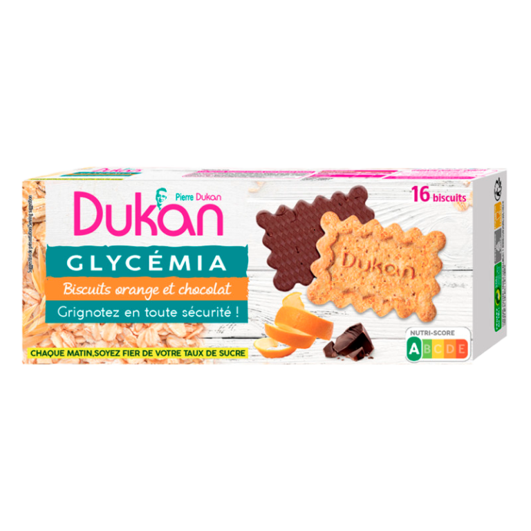 DUKAN BISCUIT GLYCÉMIQUE AVOINE CARAMEL 140G