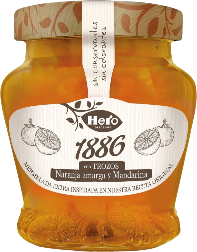 HERO 1886 MERMELADA NARANJA AMARGA Y MANDARINA 320G