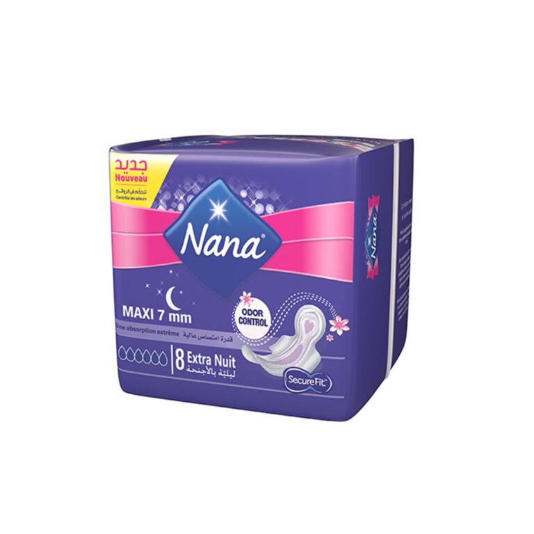 NANA SERVIETTE HYGIENIQUE MAXI EXTRA NUIT 8U