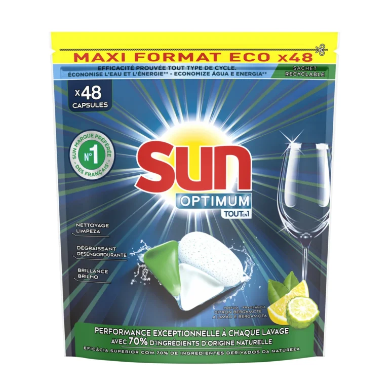 SUN Tout En 1 Optimum Citron Bergamote 48T