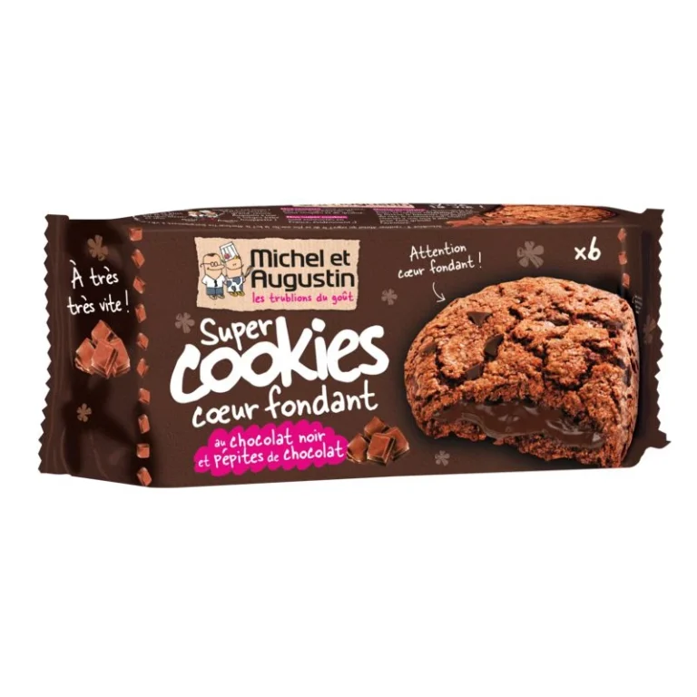 MICHEL & AUGUSTIN Cookie Coeur Tout Choco. 180G