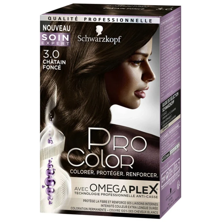 SCHWARZKOPF Coloration Pro Color N3.0 Brun Fonce