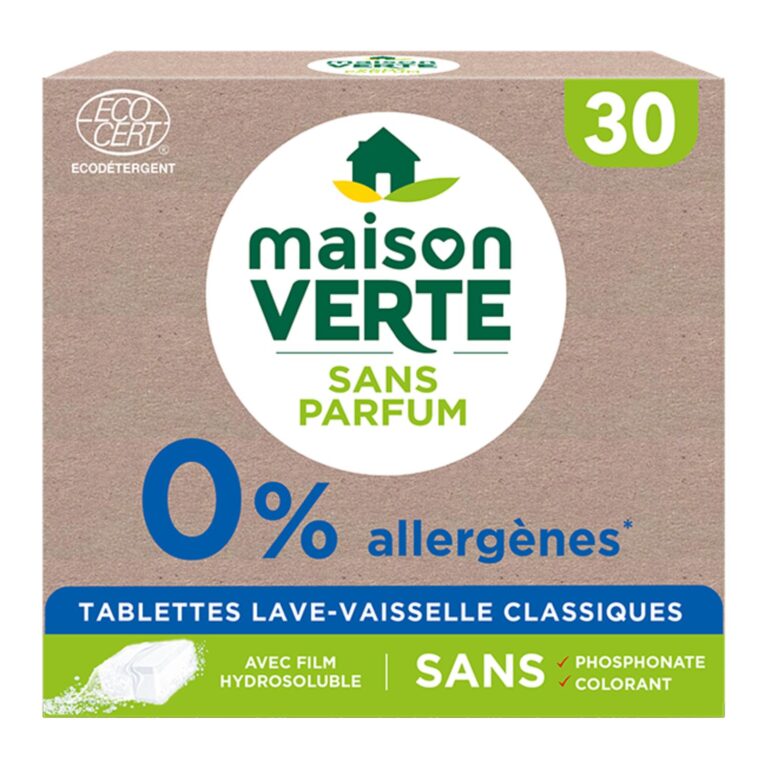 MAISON VERTE LAVE VAISSELLE ZERO% 30CAPS