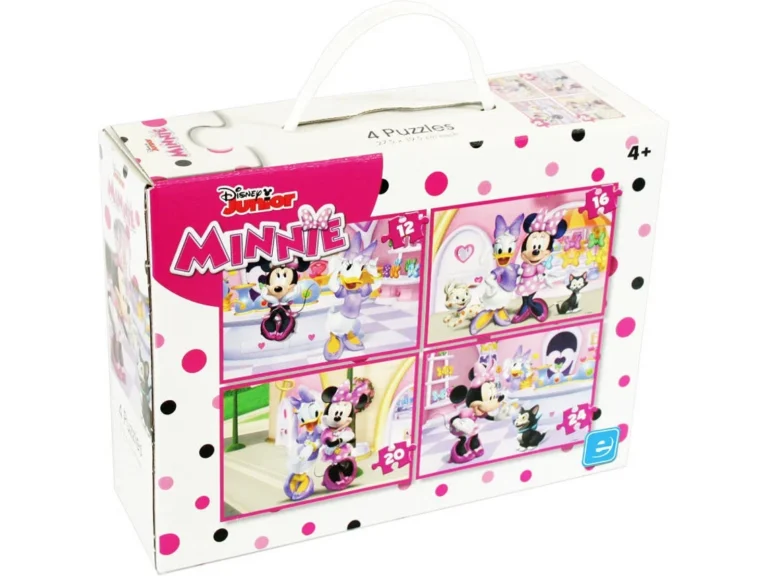DISNEY PUZZLE 4 EN 1 12/16/20/24 PIEZAS