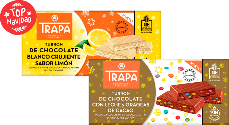 TRAPA TURRÓN CRUJIENTE CHOCOLATE BLANCO LIMÓN / CON GRAJEAS 175G