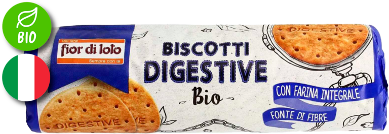 FIOR DI LOTO GALLETAS DIGESTIVE BIO 250G