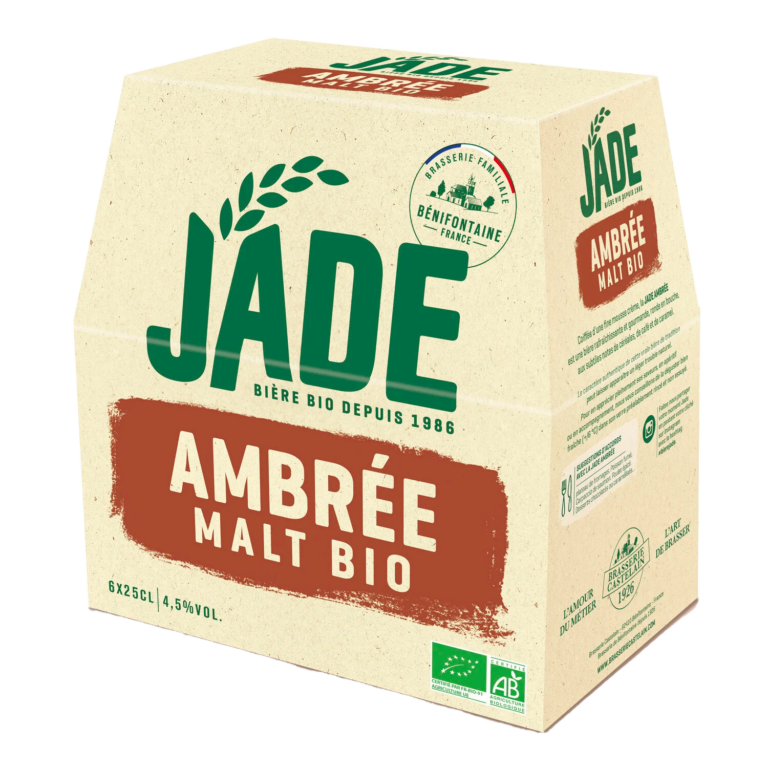 JADE BIÈRE AMBRÉE BIO PACK 6X25 CL