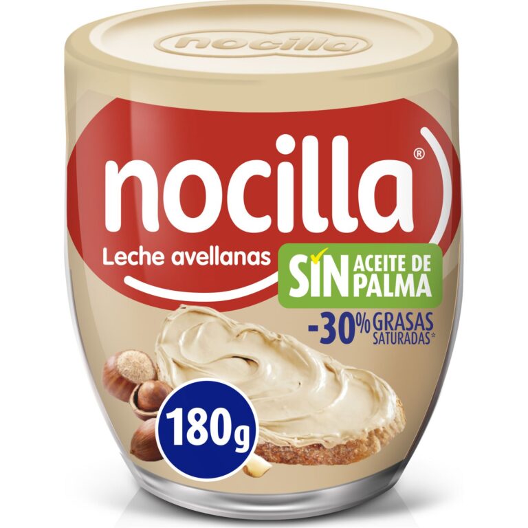NOCILLA CREMA DE CACAO LECHE Y AVELLANAS 180G