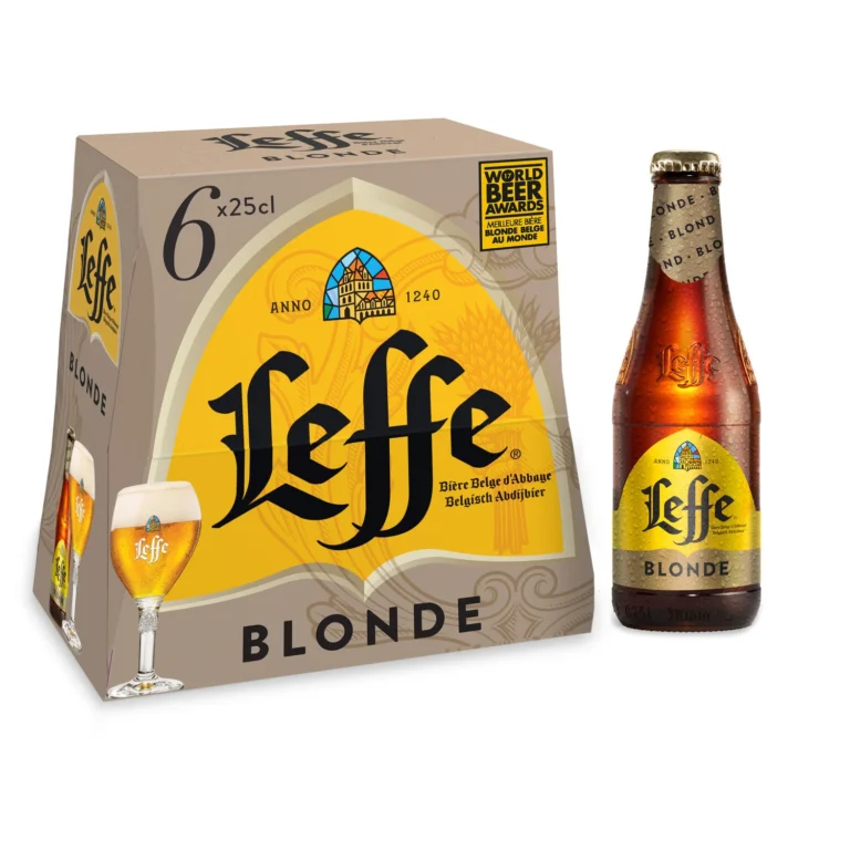 LEFFE BIÈRE BLONDE 6 X 25 CL