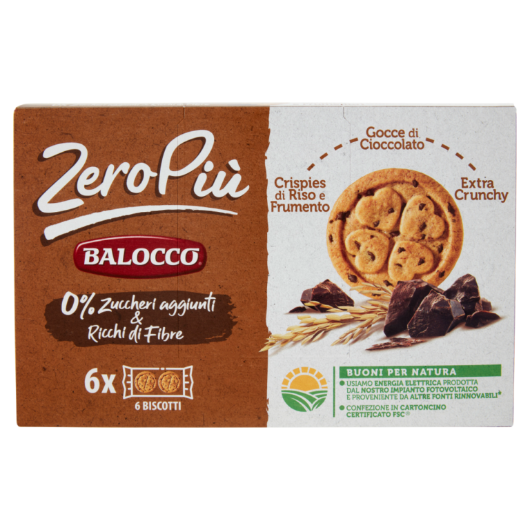 BALOCCO ZÉRO BISCUIT AU CHOCOLAT 230G