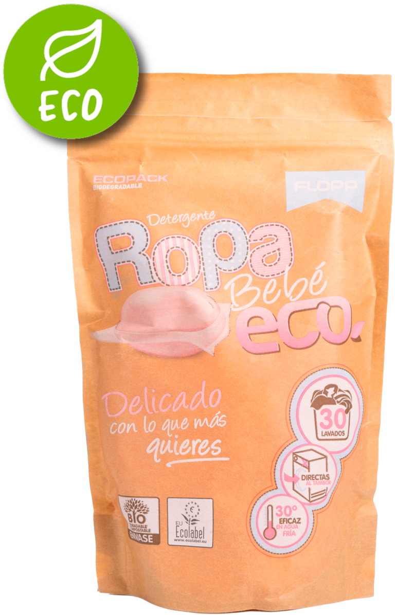 FLOPP Detergente Cápsulas Bebé 30 Lavados