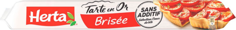 HERTA PÂTE BRISÉE TARTE EN OR 230 G