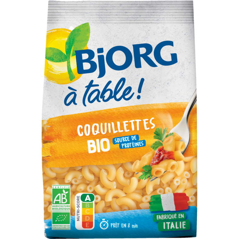 BJORG PATES COQUILLETTES BIO 500G
