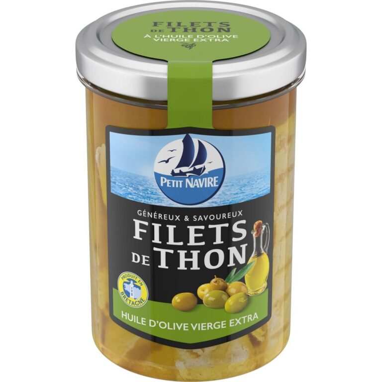 PETIT NAVIRE HUILE D'OLIVE DE THON NATURE POT 117G