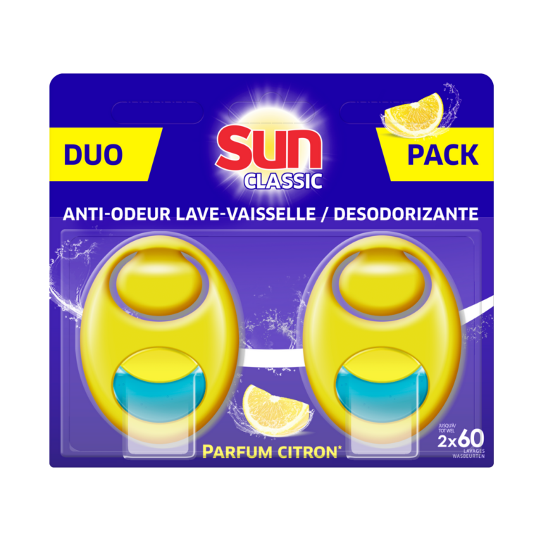 SUN DESODORISANT LAVE-VAISSELLE 2X30G