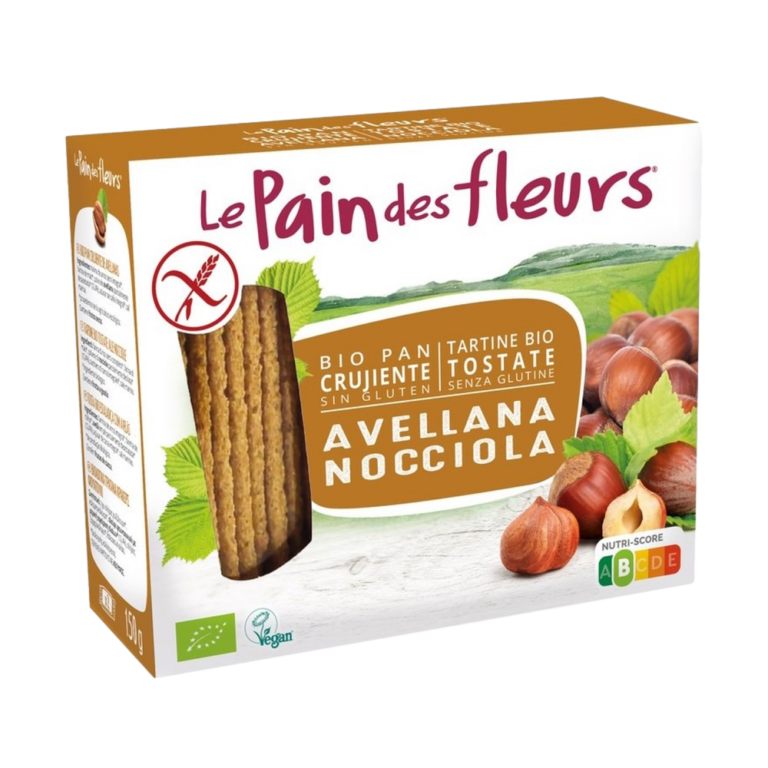 LE PAIN DES FLEURS CRACKERS AVELLANAS BIO 150G