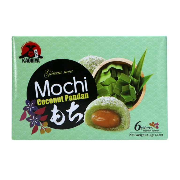 KAORIYA MOCHI PANDAN À LA NOIX DE COCO 210G