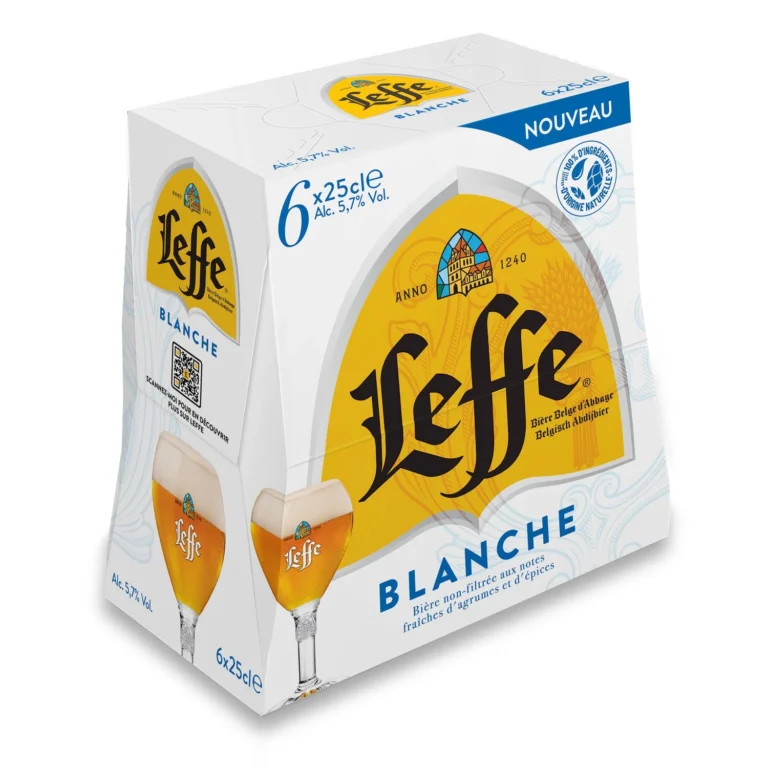 LEFFE  Bière Blanche 6X25Cl