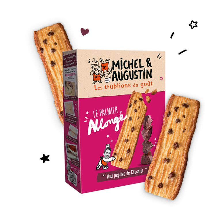 MICHEL & AUGUSTIN PALMIER ALLONGÉ AU CHOCOLAT 120G