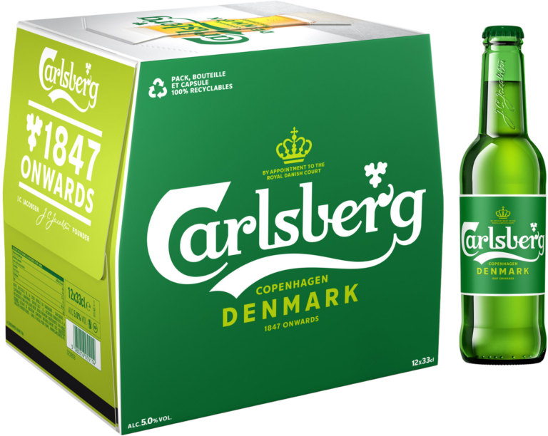 CARLSBERG Bière Blonde 12x33cl.