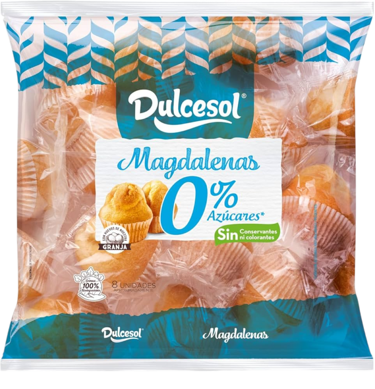 DULCESOL MAGDALENAS REDONDAS 0% 240G
