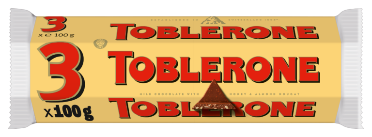 TOBLERONE CHOCOLATE CON LECHE 3X100G.