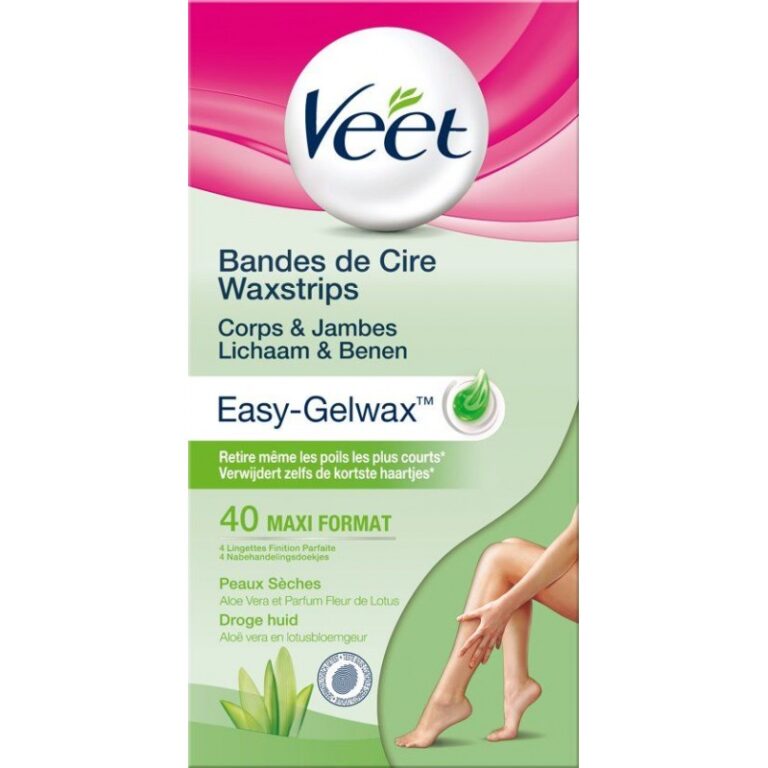 VEET BANDES D'ÉPILATION POUR PEAU SÈCHE 40U