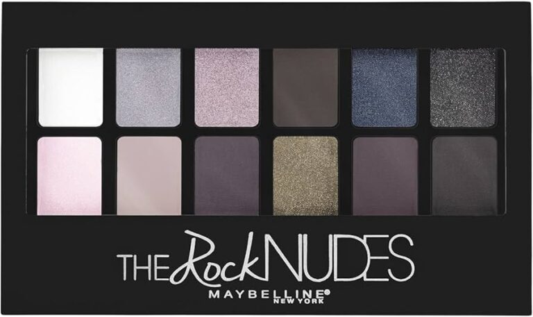 MAYBELLINE SOMBRA PALETA NUDES ROCK 12 TONOS