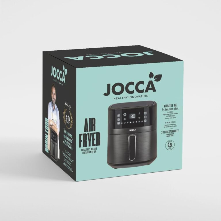 JOCCA FREIDORA DE AIRE DIGITAL 6,5 L 1600 W