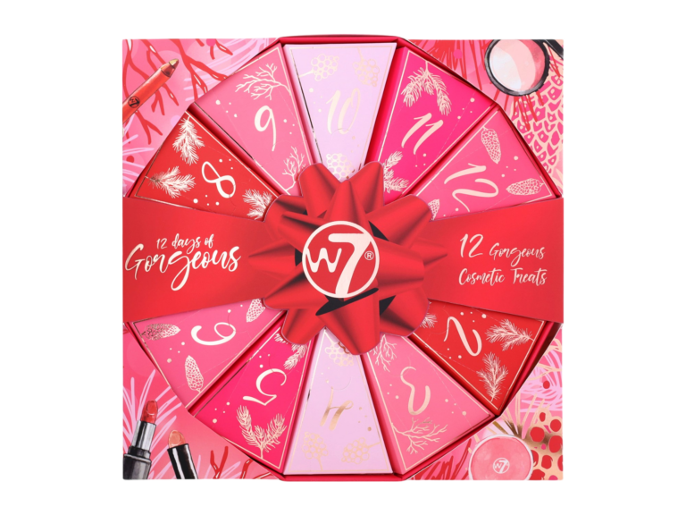 W7 CALENDRIER DE L’AVENT GORGEOUS 12 JOURS