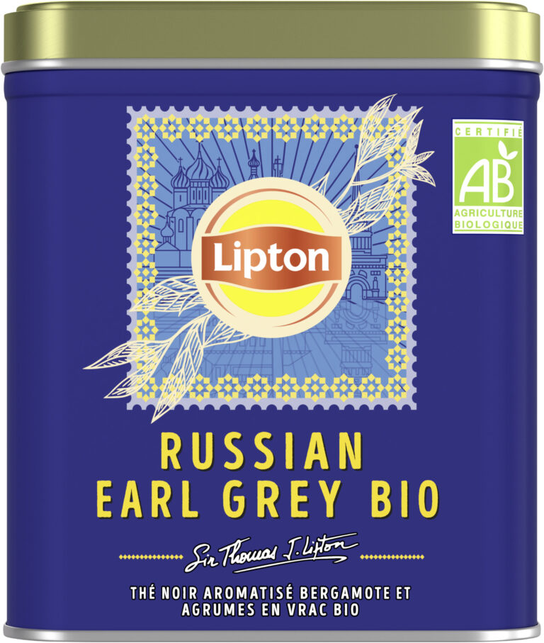 LIPTON THÉ NOIR EARL GREY BIO 150G