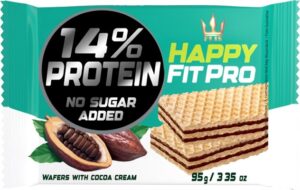 HAPPY FIT PRO GAUFRETTES PROTEINÉES CACAO 95G