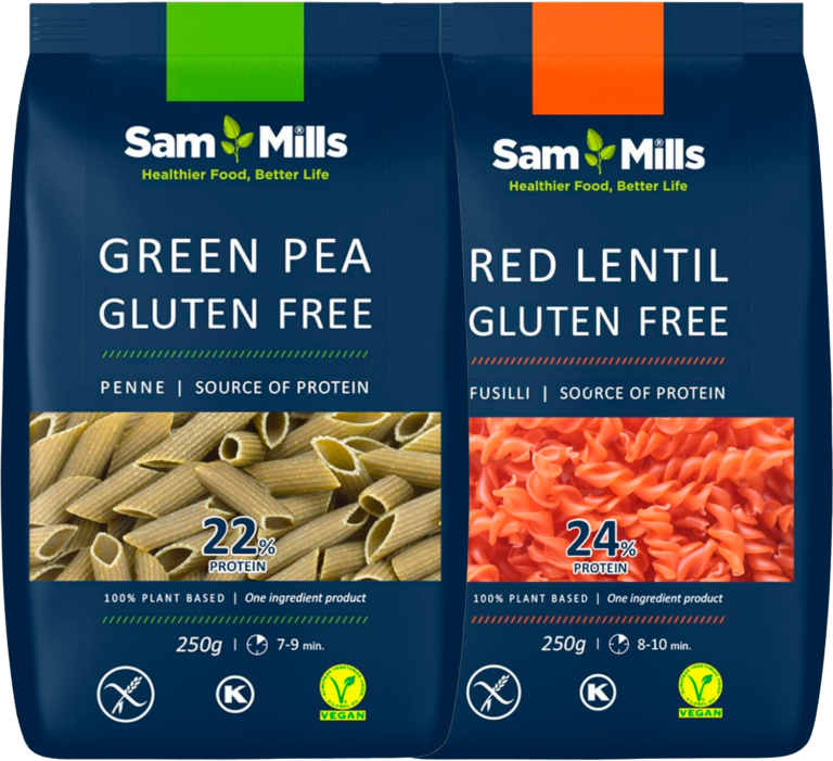 SAM MILLS ESPIRALES DE LENTEJA / GUISANTE CON PROTEÍNA 250G