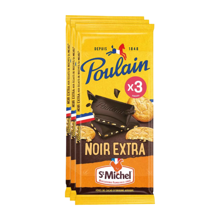 POULAIN BISCUIT AU CHOCOLAT NOIR 3X95G