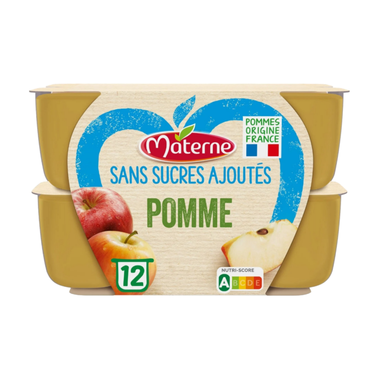 MATERNE  COMPOTE POMME SS SUCRE