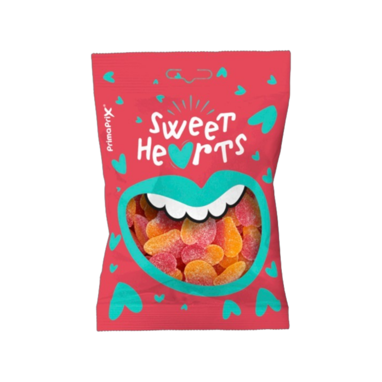 PRIMAPRIX BONBONS CŒURS À LA PÊCHE 150G