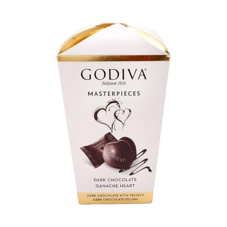 GODIVA CORAZONES CHOCOLATE NEGRO 117G