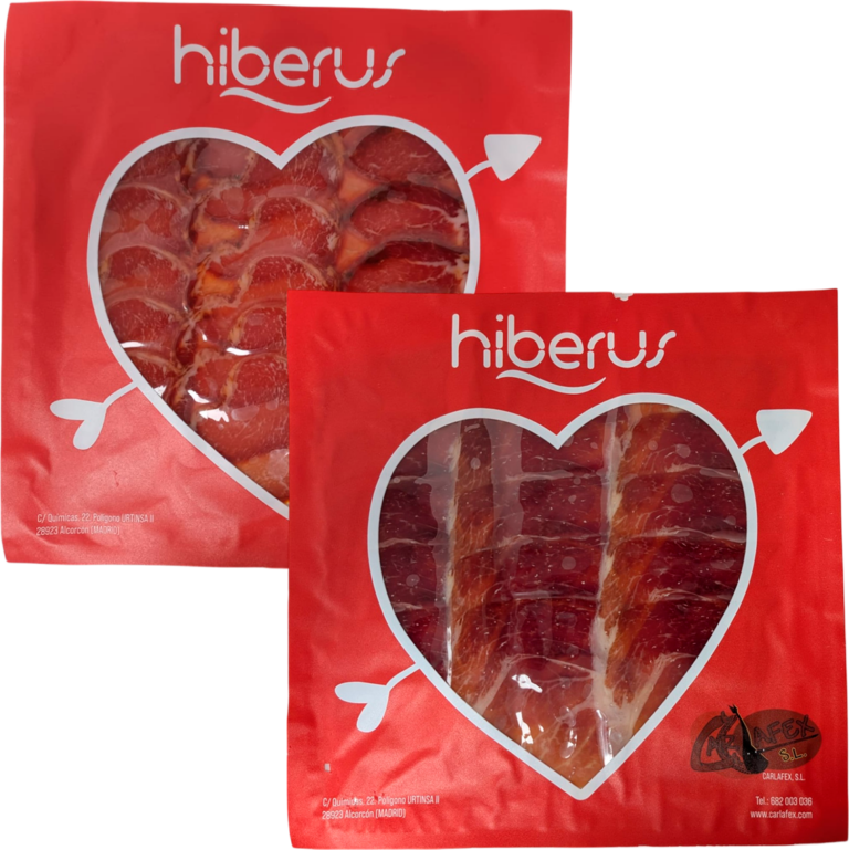 HIBERUS JAMÓN / LOMO IBÉRICO SAN VALENTÍN 80G