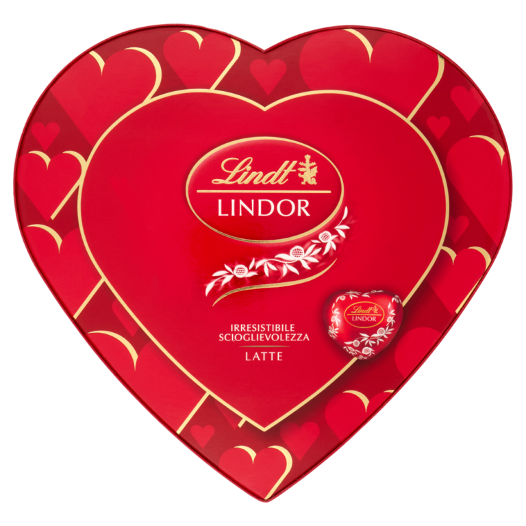 LINDT LINDOR LECHE CORAZÓN 96G