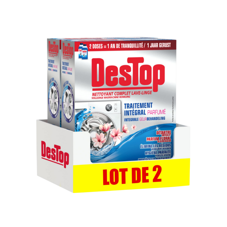 DESTOP NETTOYANT LAVE-LINGE FLORAL 2X250ML