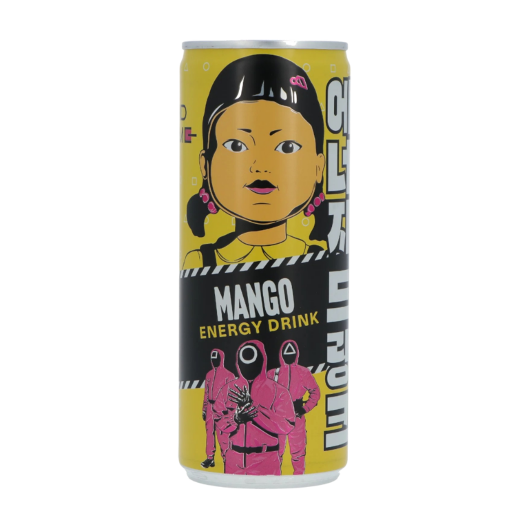 SQUID GAME BOISSON ÉNERGÉTIQUE MANGUE 25CL