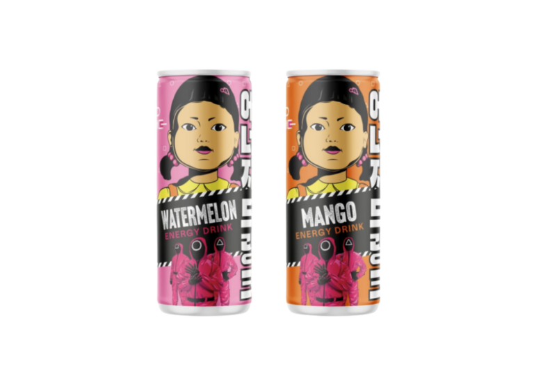 SQUID GAME ENERGY DRINK WATERMELON / MANGO 25CL