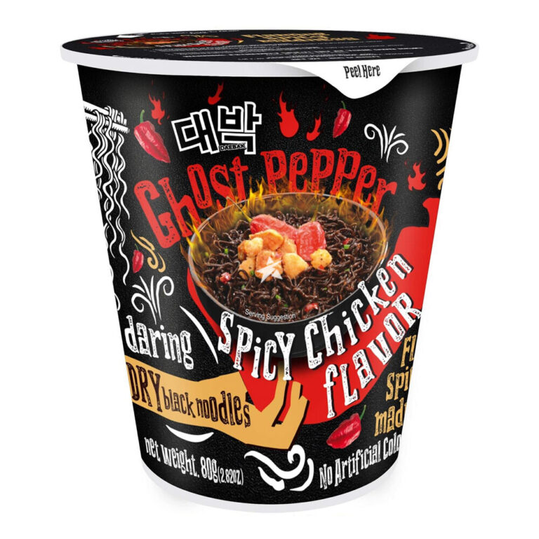 DAEBACK GHOST PEPPER BLACK NOODLES PICANTES 79G