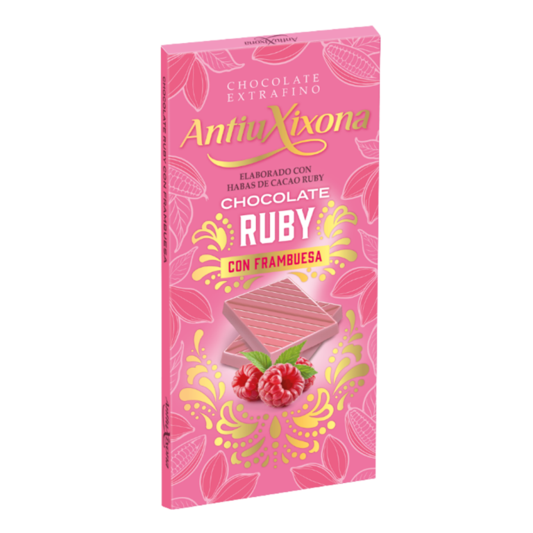 ANTIU XIXONA TABLETTE RUBIS CHOCOLAT FRAMBOISE 100G