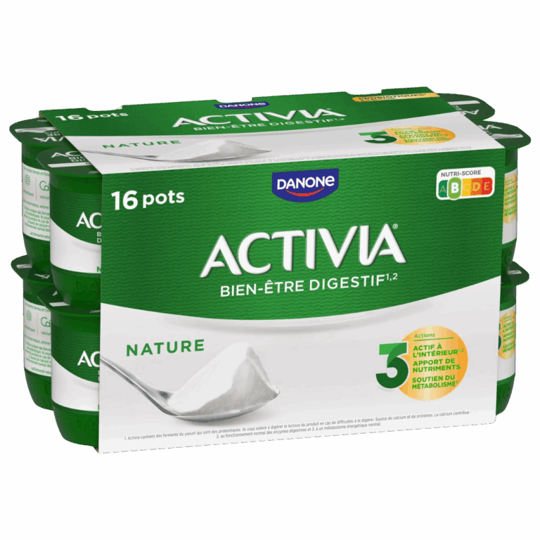 ACTIVIA  YAOURT NATURE BIFIDUS 12X125G