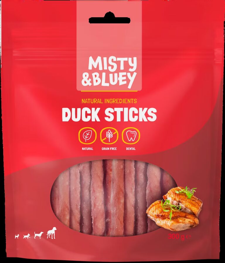 MISTY & BLUEY SNACK ADULTO STICKS PESITAS 300G