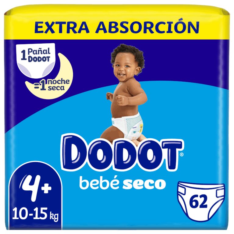 DODOT BEBE EX SECO PAÑAL T4+(10-15KG) 62UD