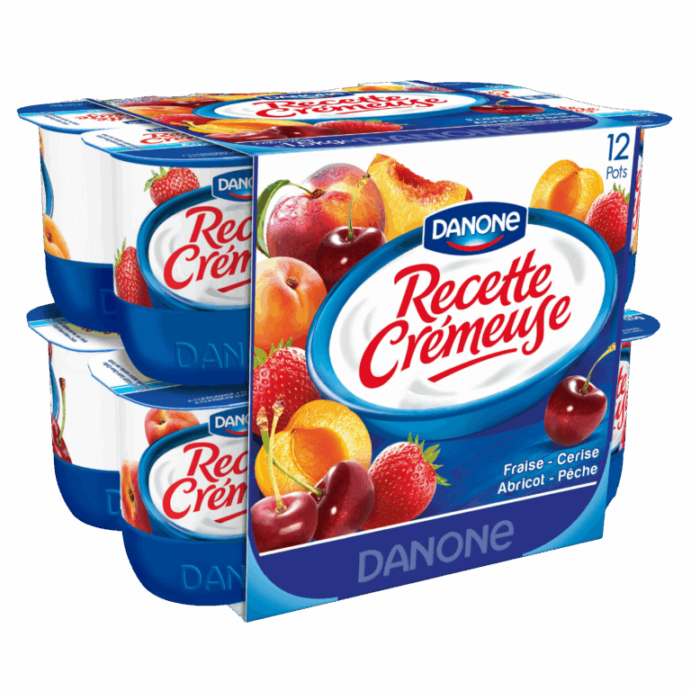 DANONE RECETTE CREMEUSE PANACHE 12X125G